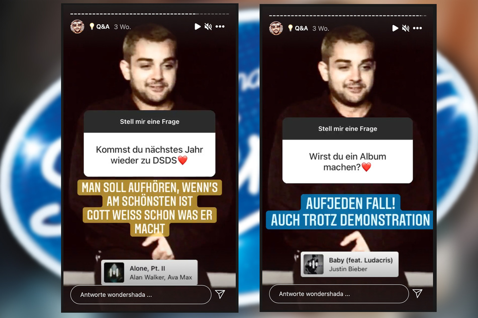 In Fragerunden auf Instagram erklärte Shada seine weiteren Pläne.