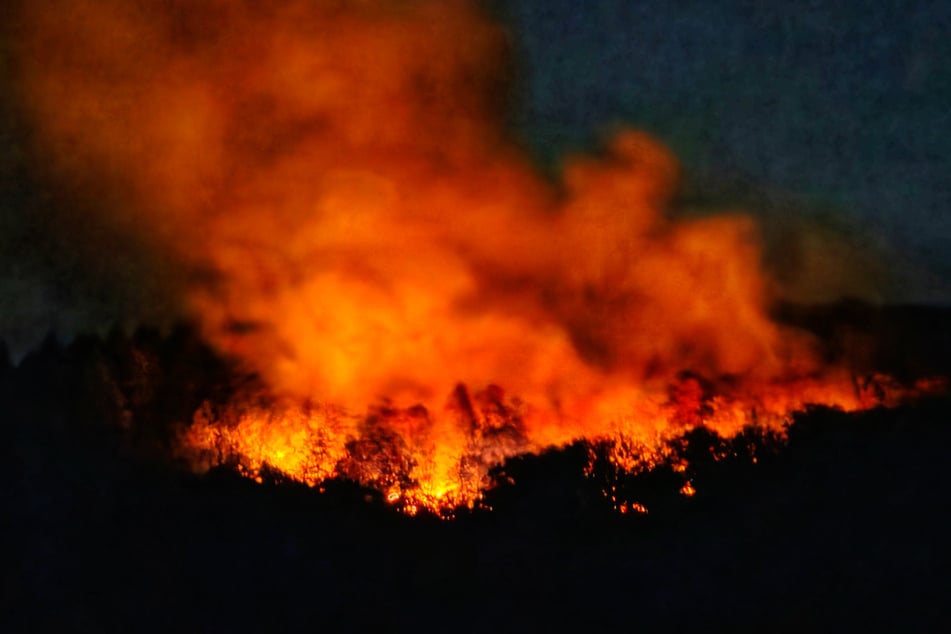 Das Feuer war am Samstagabend ausgebrochen.