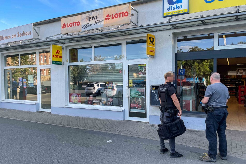 In einem Lottoladen in Plauen ereignete sich der Vorfall.