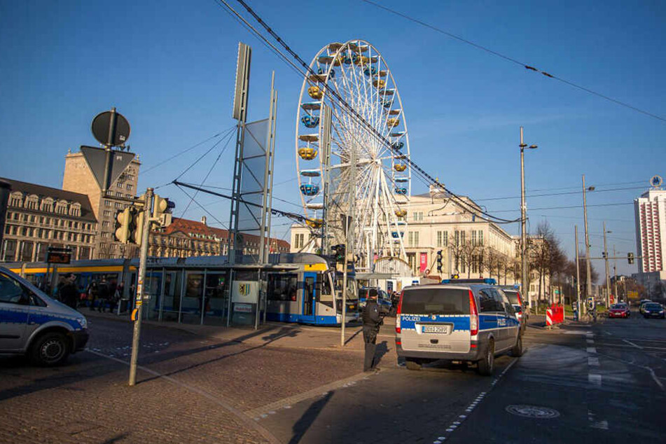 Auch der Leipziger Weihnachtsmarkt wird abgesichert.