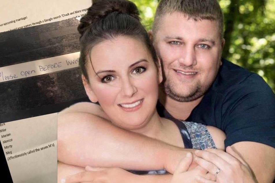 Mary und Chuck bekamen vor ihrer Hochzeit ein geheimnisvolles Paket geschickt.