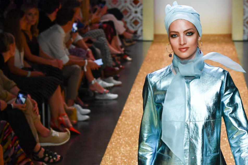 Models präsentieren Mode auf der Marc Cain Show "Le Riad" während der Fashion Week. (Archivbild)