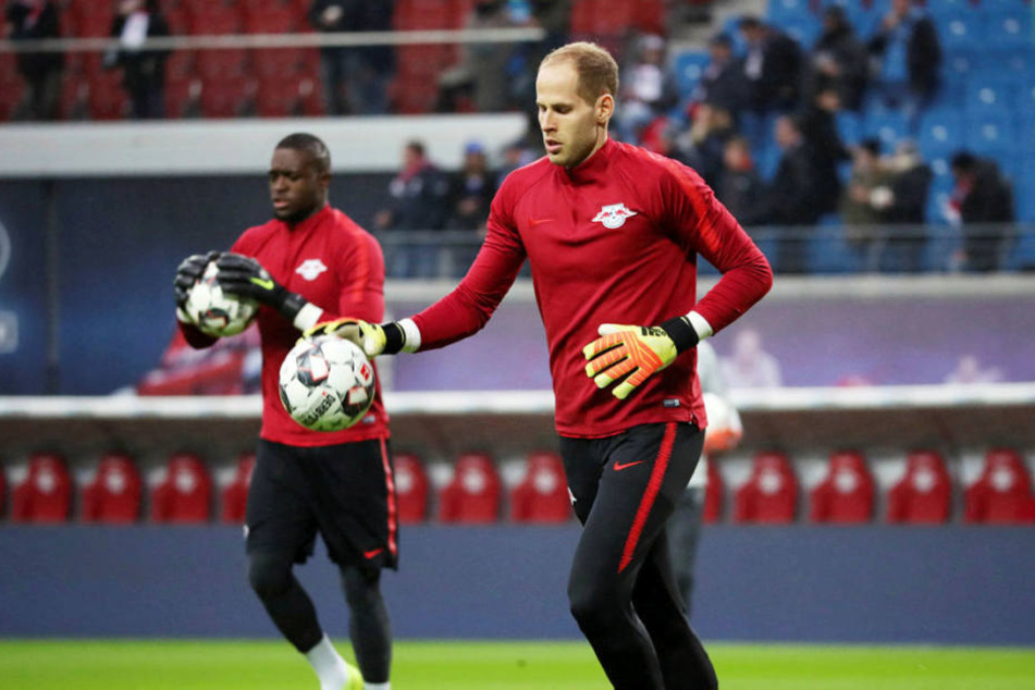 Für Yvon Mvogo (l.) gab es in dieser Saison kein Vorbeikommen an der starken Nummer 1 Péter Gulacsi.