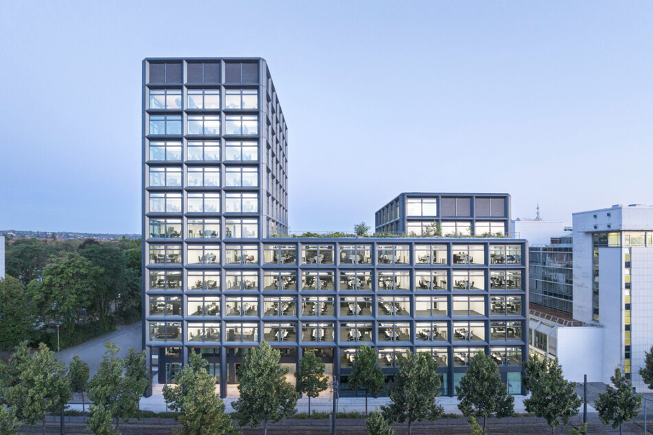 Firmenzentrale von SachsenEnergie in Dresden.