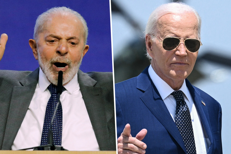 Brazilian President Luiz Inacio Lula da Silva (l.) and US counterpart Joe Biden called on Tuesday for full results of the Venezuelan election to be published.