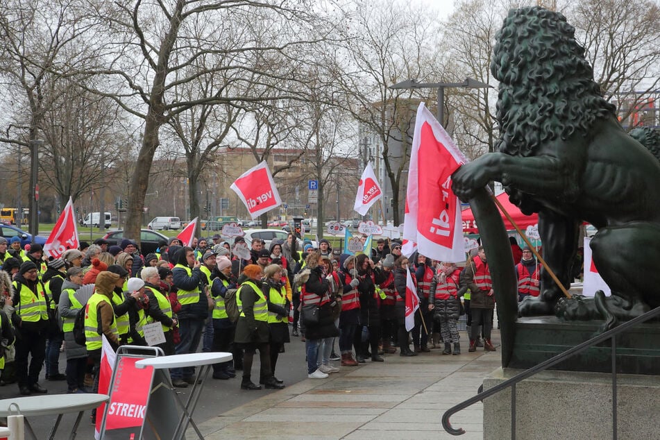 Dresden: Streiks und Frauentag: Heute ist halb Dresden auf der Straße