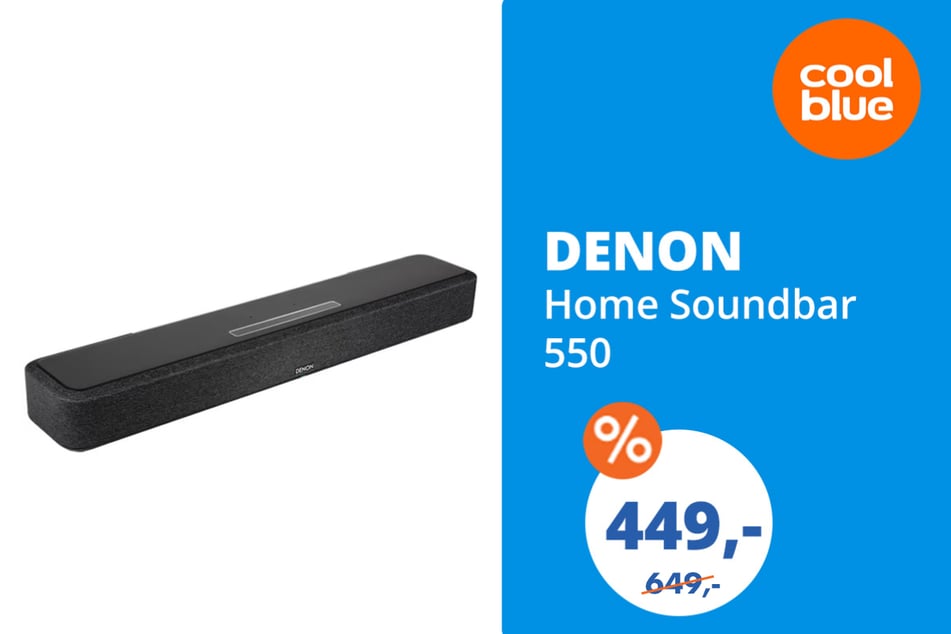 Die Denon Soundbar für 449 statt 649 Euro.