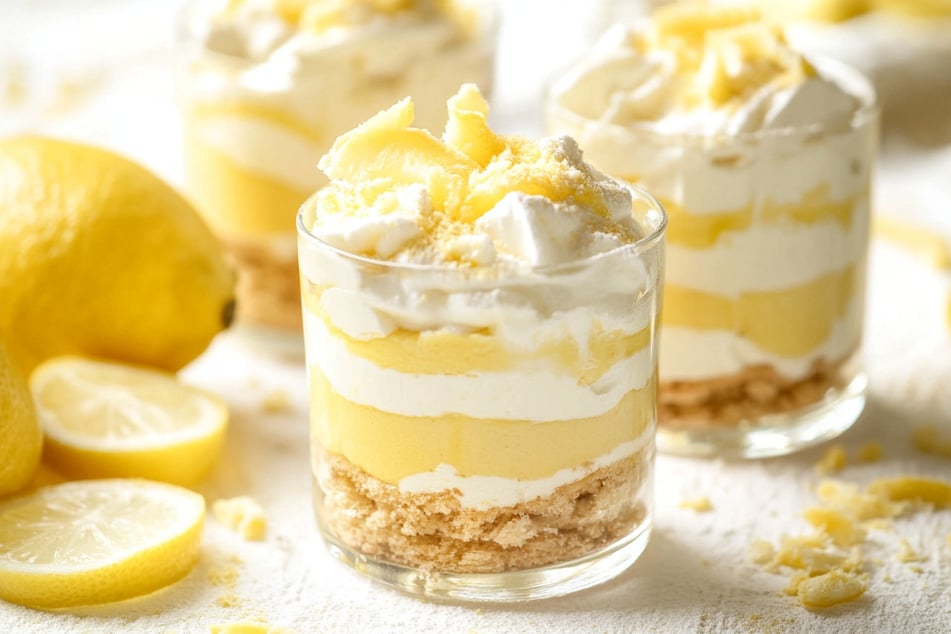 Eine schöne Idee für Feste ist es, das Zitronen-Tiramisu im Glas zu servieren.