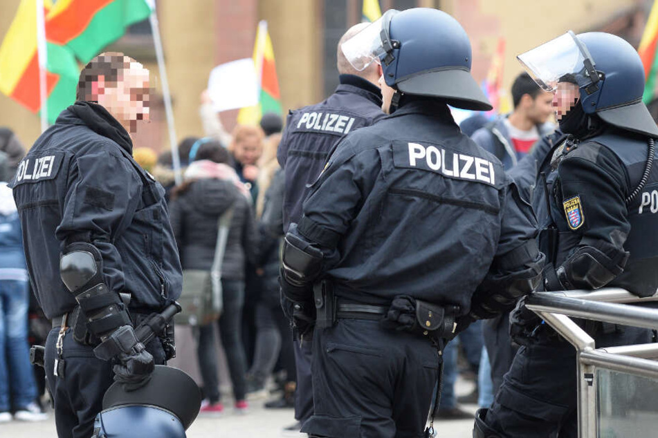 In Frankfurt kommt es regelmäßig zu kurdischen Demonstrationen (Archivbild).