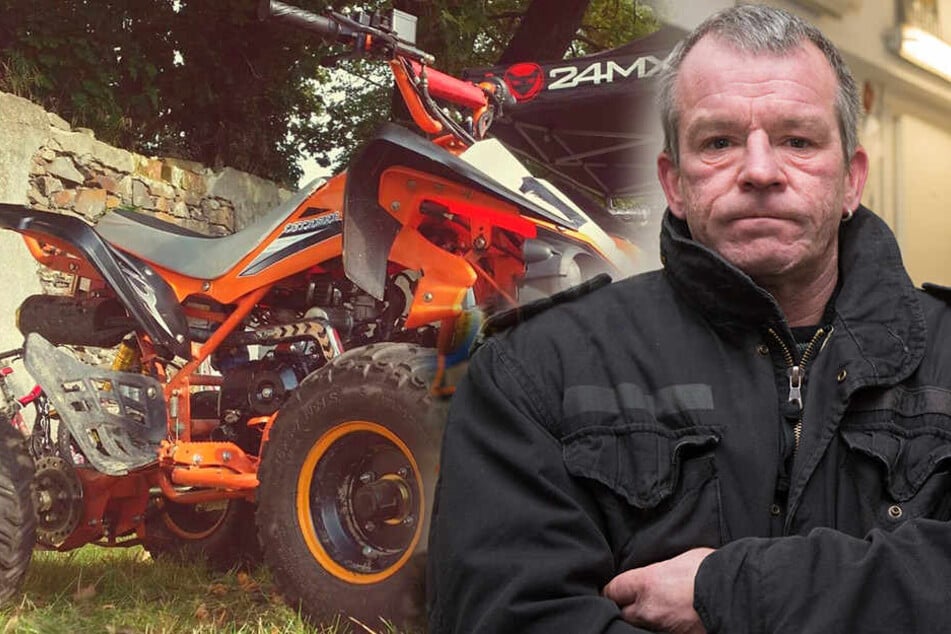 Frank Kruscha (46) wurden alle seine Quads gestohlen.