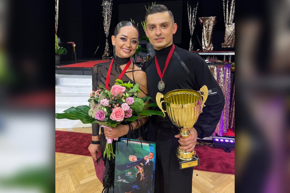 Malika Dzumaev (31) und Zsolt Sandór Cseke (34) machen sich Hoffnungen auf das Finale in den Latein-Tänzen.