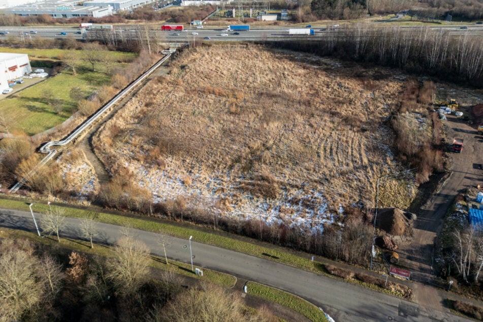 Hier soll das umstrittene Holzkraftwerk in Chemnitz-Siegmar hochgezogen werden.