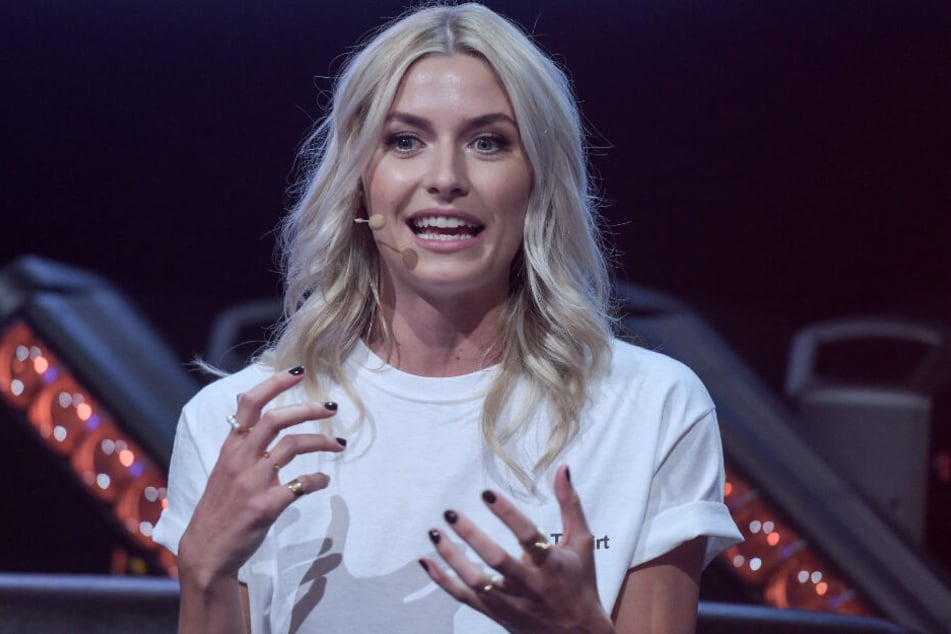 Lena Gercke moderiet häufig Live-Events.
