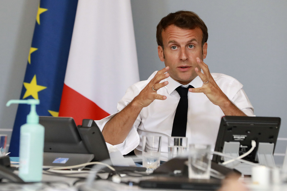 Präsident Emmanuel Macron appellierte an das "französische Verantwortungsbewusstsein".