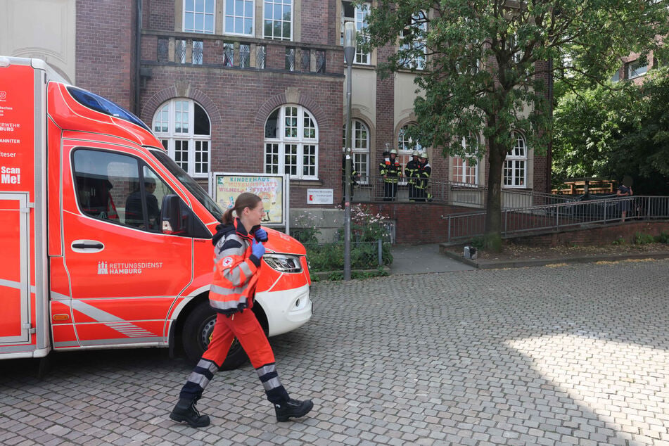 Am Donnerstagvormittag ist in einer Kita in Hamburg ein Feuer ausgebrochen.