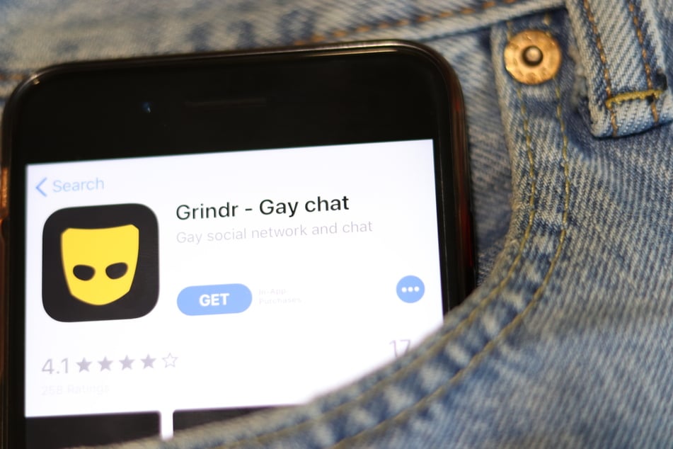 The dating app Grindr is popular among gay and bisexual men.