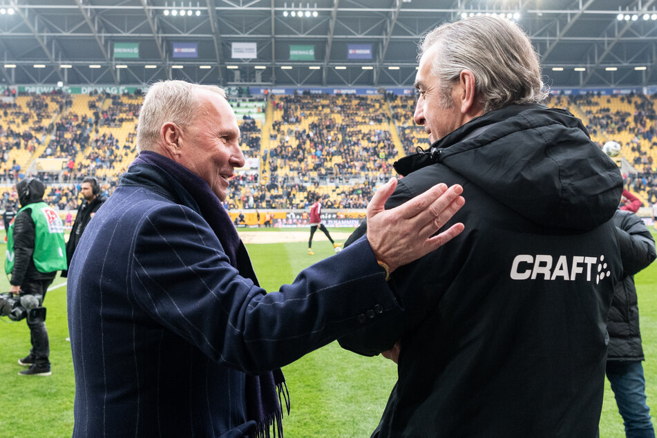 Helge Leonhardt und Ralf Minge. Nicht erst seit gestern dicke Freunde.