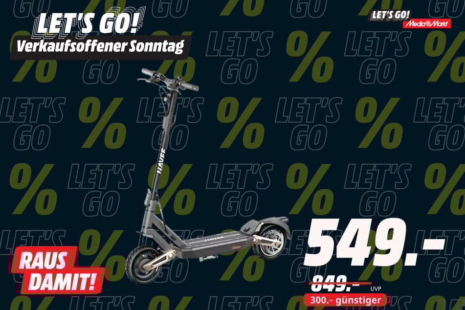 Navee-E-Scooter für 549 statt 849 Euro.