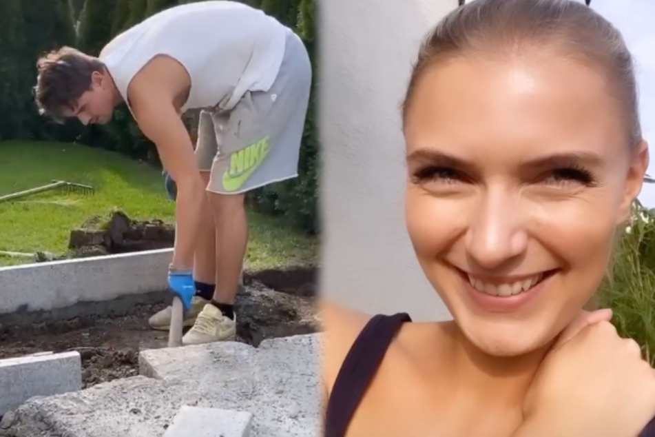 Bei den Topmodels Jolina und Dominik ist klar, wer die Hosen anhat
