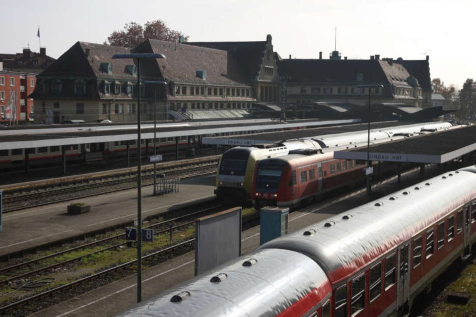 Der Lindauer Hauptbahnhof.