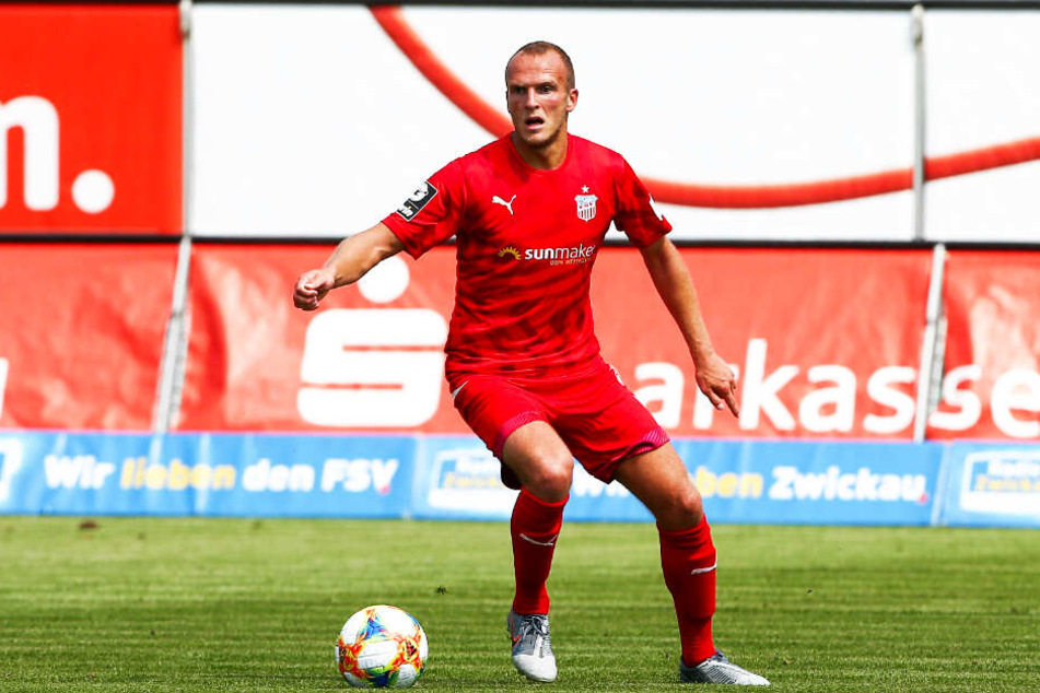 Julius Reinhardt hat beim FSV Zwickau laut eigener Aussage den Spaß am Fußball spielen wiedergefunden.