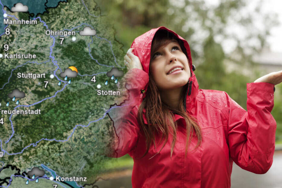 So wird das Wetter in Baden-Württemberg. (Fotomontage)