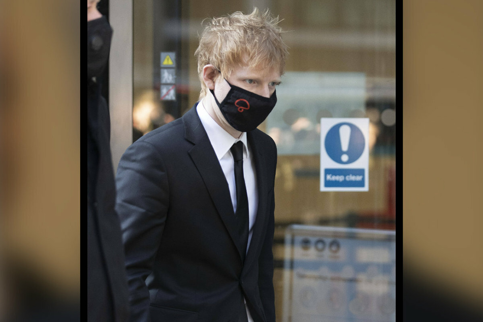 Sheeran attended court in London on Monday.