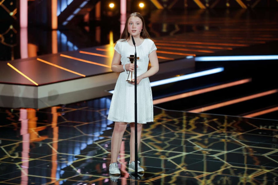 Am Samstagabend bekam Greta Thunberg (16) die Goldene Kamera verliehen.