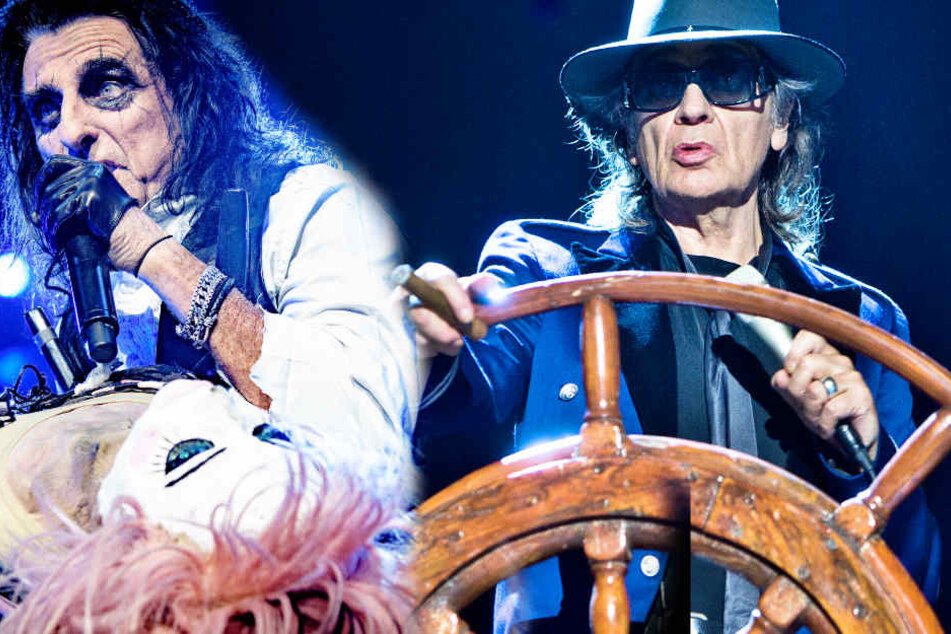 Udo Lindenberg rockt mit Alice Cooper die Bühne