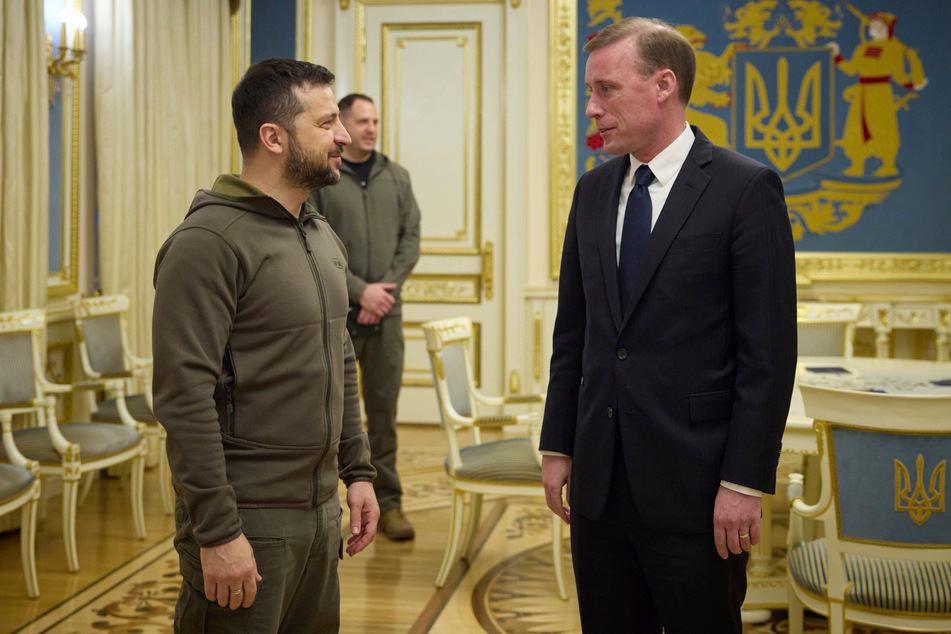 Der Nationale Sicherheitsberater Jake Sullivan traf sich Anfang November in Kiew mit dem ukrainischen Präsidenten Wolodomyr Selenskyj (44).