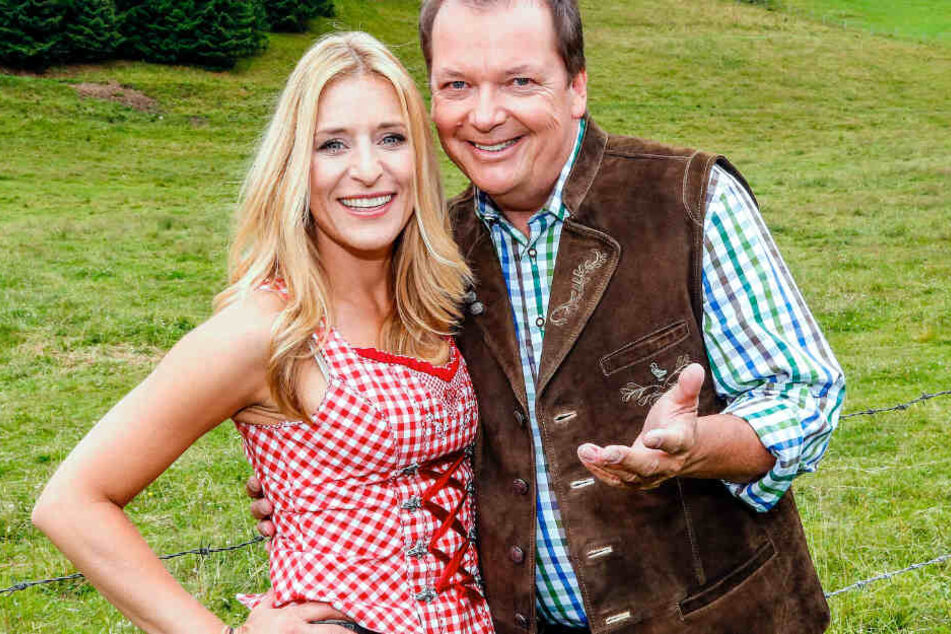 Schlagerstar Stefanie Hertel (39) und Arnulf Prasch (54) moderieren das "Wenn di Musi spielt"-Openair in Bad Kleinkirchheim.
