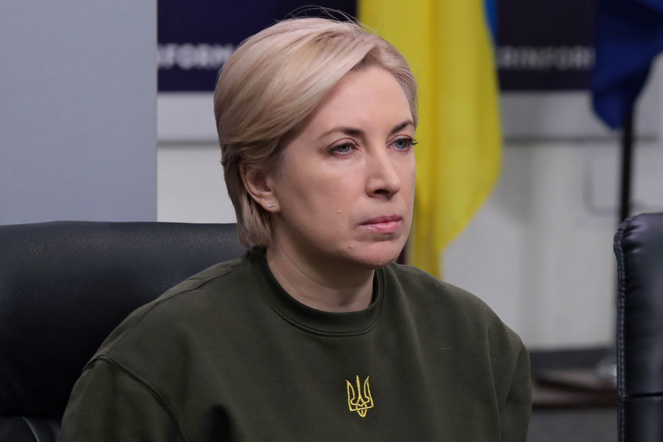 Iryna Wereschtschuk (43) ist stellvertretende Ministerpräsidentin und Ministerin für die Reintegration der vorübergehend besetzten Gebiete der Ukraine.