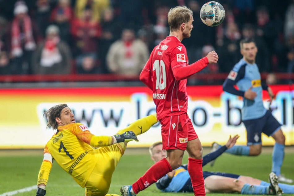 Unions Sebastian Andersson trifft zum 2:0-
