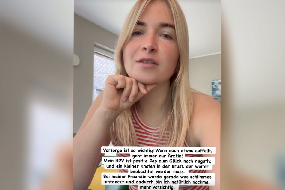 Charlotte Weise (33) appelliert auf Instagram, wie wichtig es ist, zur Vorsorge zu gehen.