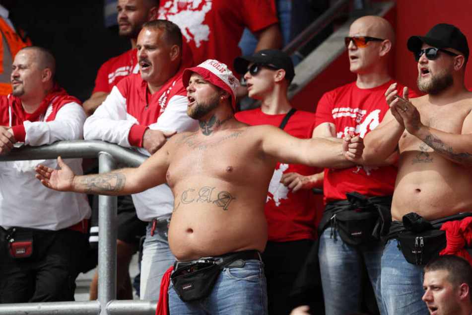 Fans des 1. FC Köln beim Testspiel gegen FC Southampton.