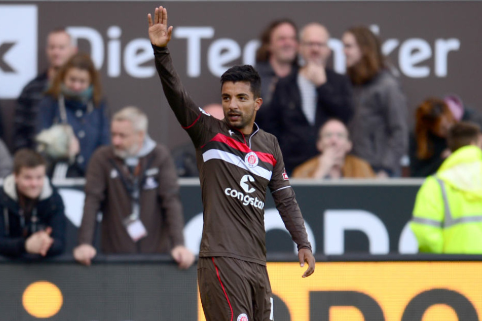 Sami Allagui schoß kurz nach seiner Einwechslung das 2:1 für den FC St. Pauli.