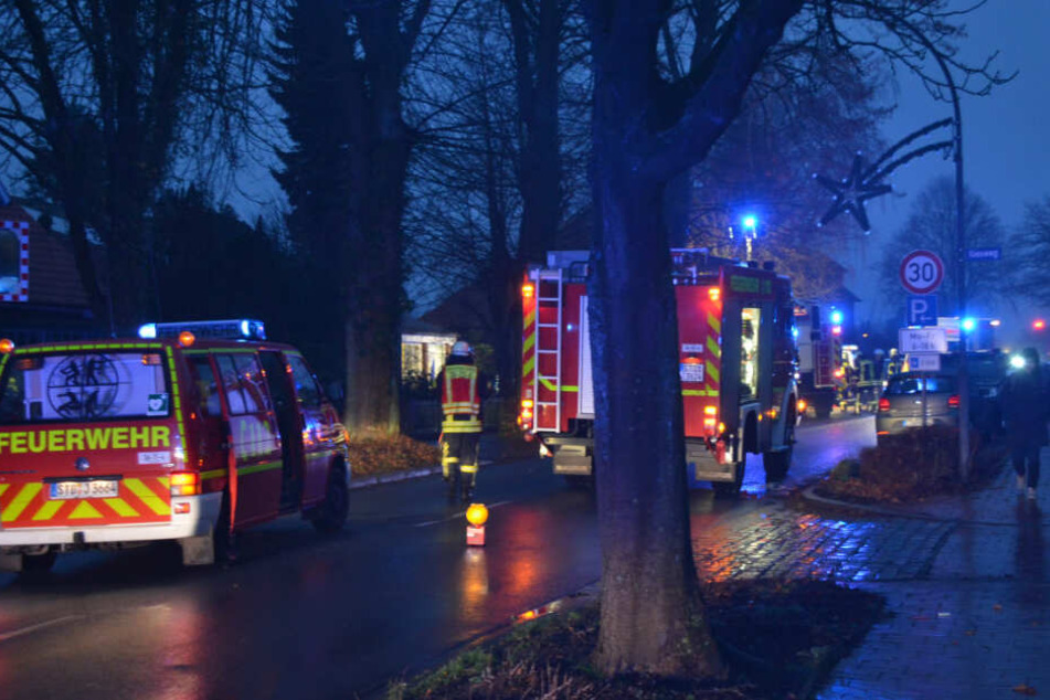 Zahlreiche Rettungskräfte waren vor Ort.
