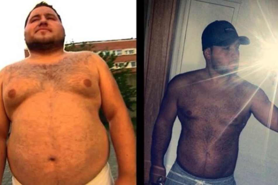 90 Kilo weniger: So sah DSDS-Kandiat Giulio früher aus.