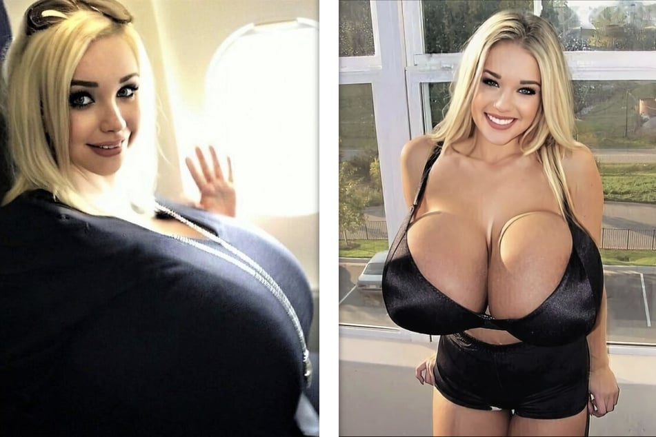 Die Britin wurde auf einem zehnstündigen Flug von Las Vegas nach London angeblich wegen ihrer großen Brüste von ihrem Platz wegbewegt.