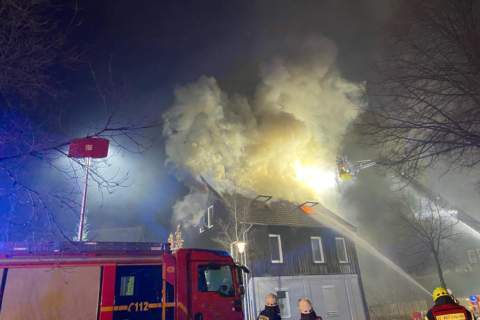 In Goslar brannte in der Nacht ein Mehrfamilienhaus.