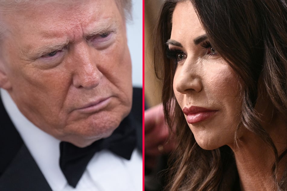 President Donald Trump said that he's instructed Homeland Security Secretary Kristi Noem to stay away from protests.