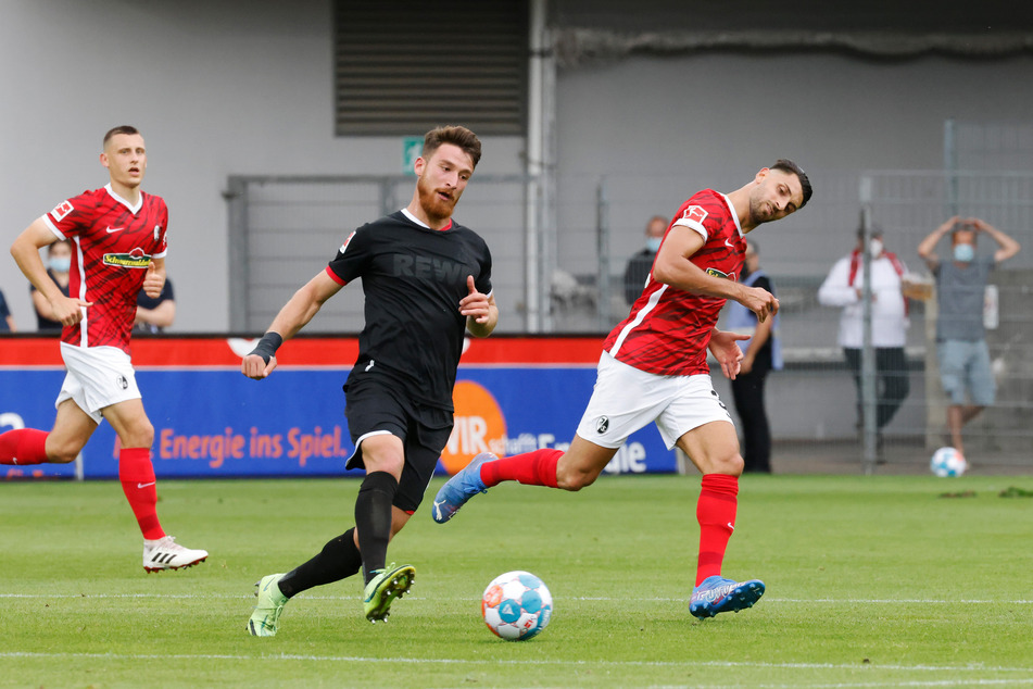Salih Özcan (23/M.), hier beim 1:1-Auswärtsspiel in Freiburg, konnte in Hoffenheim keine Eigenwerbung betreiben.
