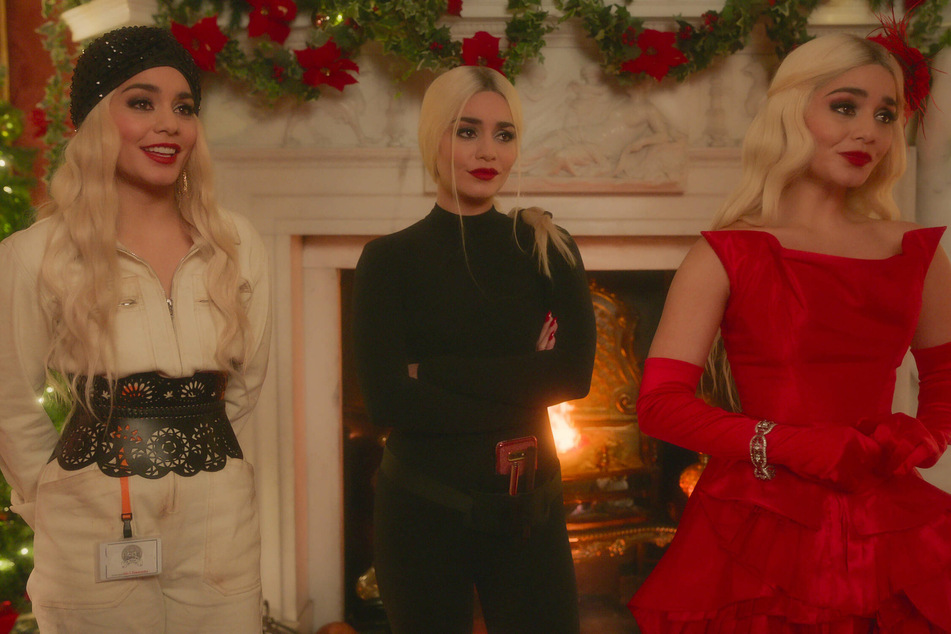 Vanessa Hudgens reprises her roles as Stacy Wyndham, Queen Margaret Delacourt, and Lady Fiona Pembroke in the third movie for The Princess Switch series.