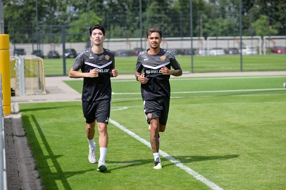 Kyu-Hyun Park (l.) und Oliver Batista Meier liefen nur.