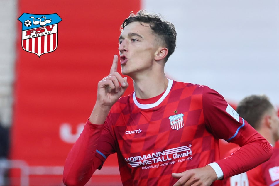 FSV-Kicker Eixler feiert Siegtor mit besonderem Gruß auf die Tribüne
