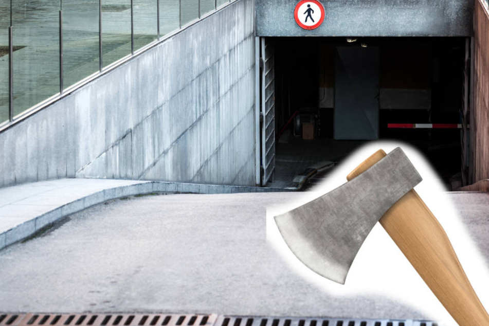 Weil der Mann die Ausfahrt versperrte, holte der Unbekannte eine Axt- (Symbolbild)