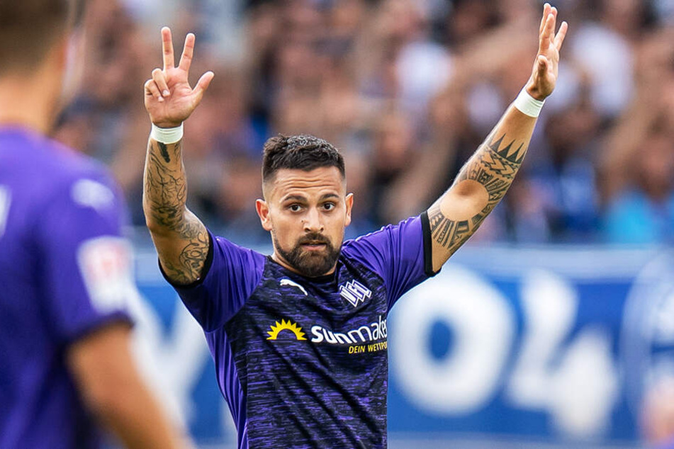Marcos Alvarez führt die Torschützenliste der 2. Bundesliga an: In vier Spielen hat der Goalgetter vier Treffer erzielt. Gegen den KSC führte er den VfL Osnabrück mit einem Doppelpack zum Sieg.