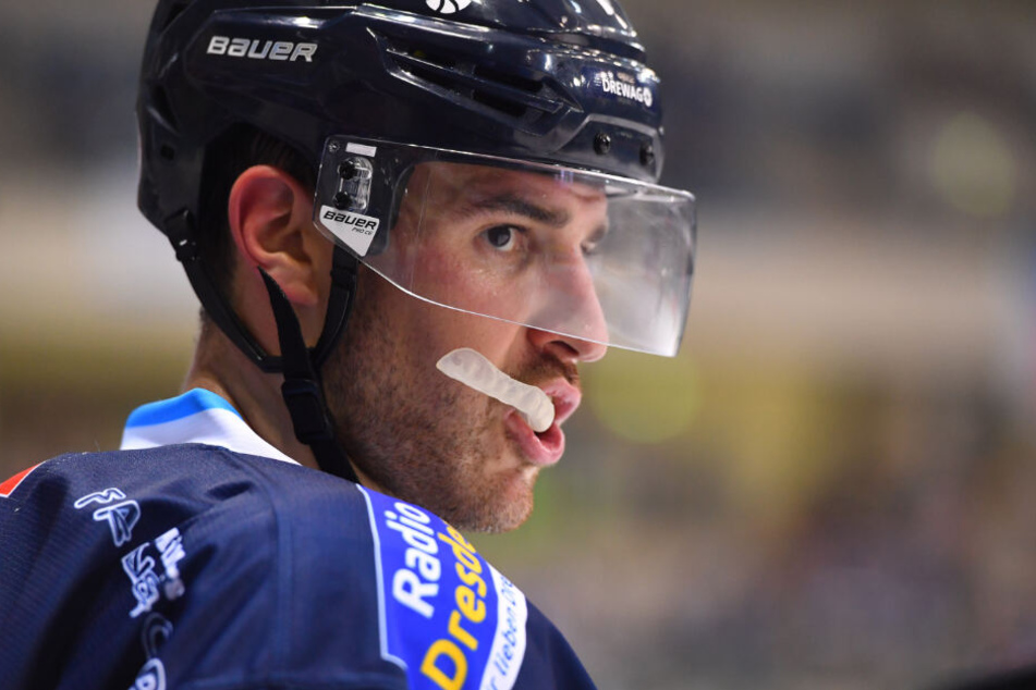 Nick Huard netzte zweimal in Kassel ein und ist damit aktuell bester Eislöwen-Torschütze. (Archivbild)