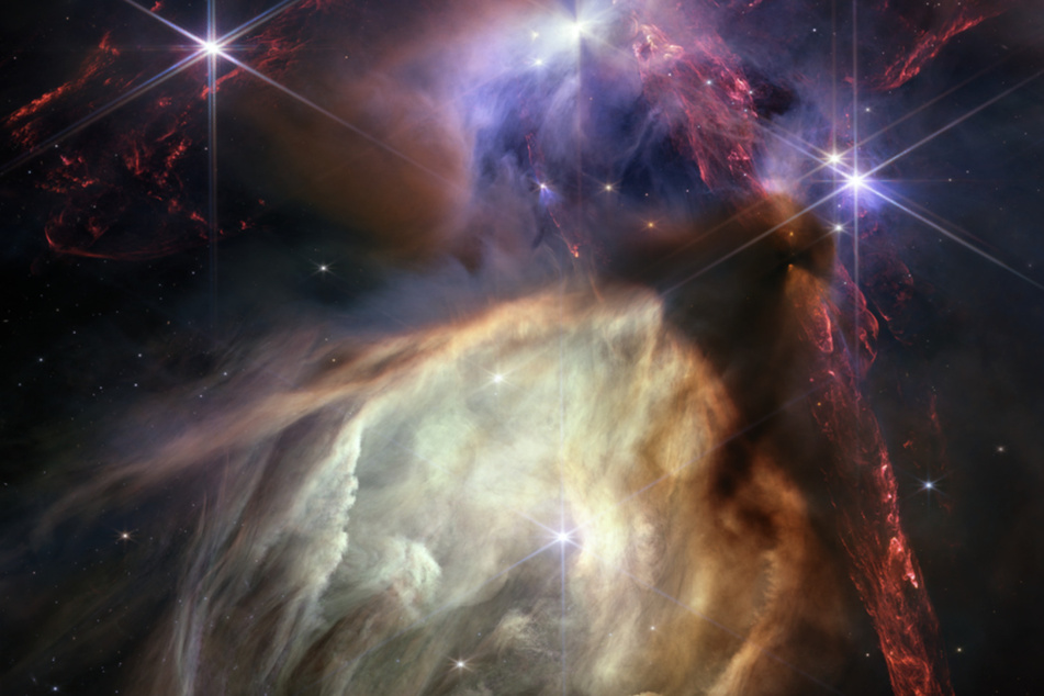 On the anniversary of the start of the James Webb telescope's science operations, NASA released a photo of a cloud complex 390 light years from Earth.
