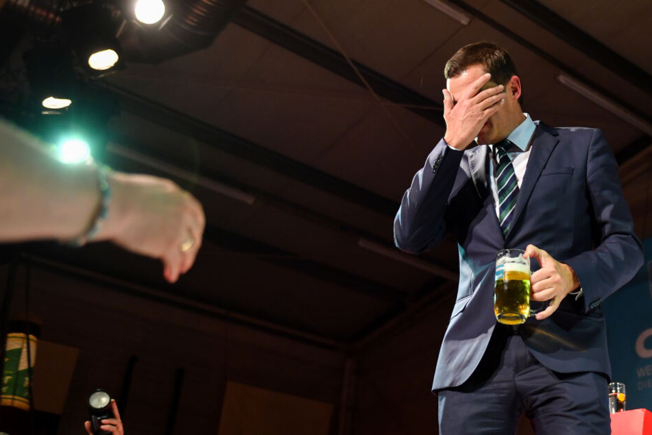 Mike Mohring beim politischen Aschermittwoch in Apolda. Hier wird er zum letzten Mal als Fraktionsvorsitzender gewesen sein.
